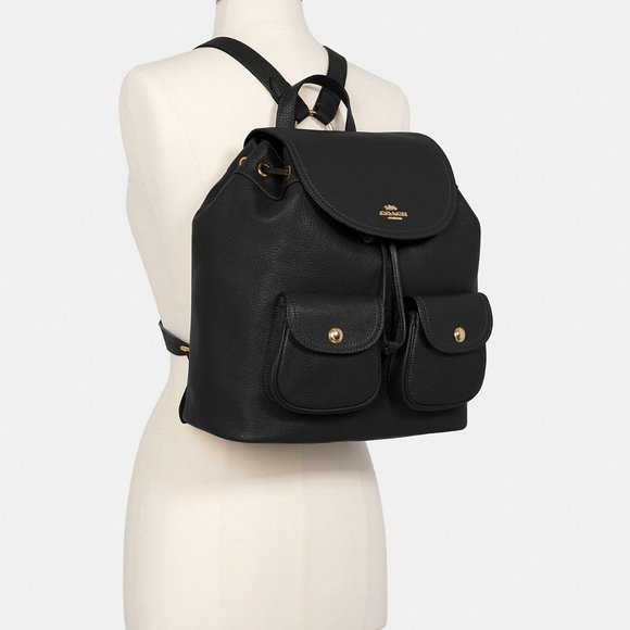 Black Coach Pennie Backpack - Picture 4 of 4